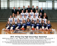CCHS 13-14 Boys Basketball Regional Team Photo