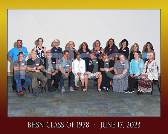 BHSN Class of 1977 with Border